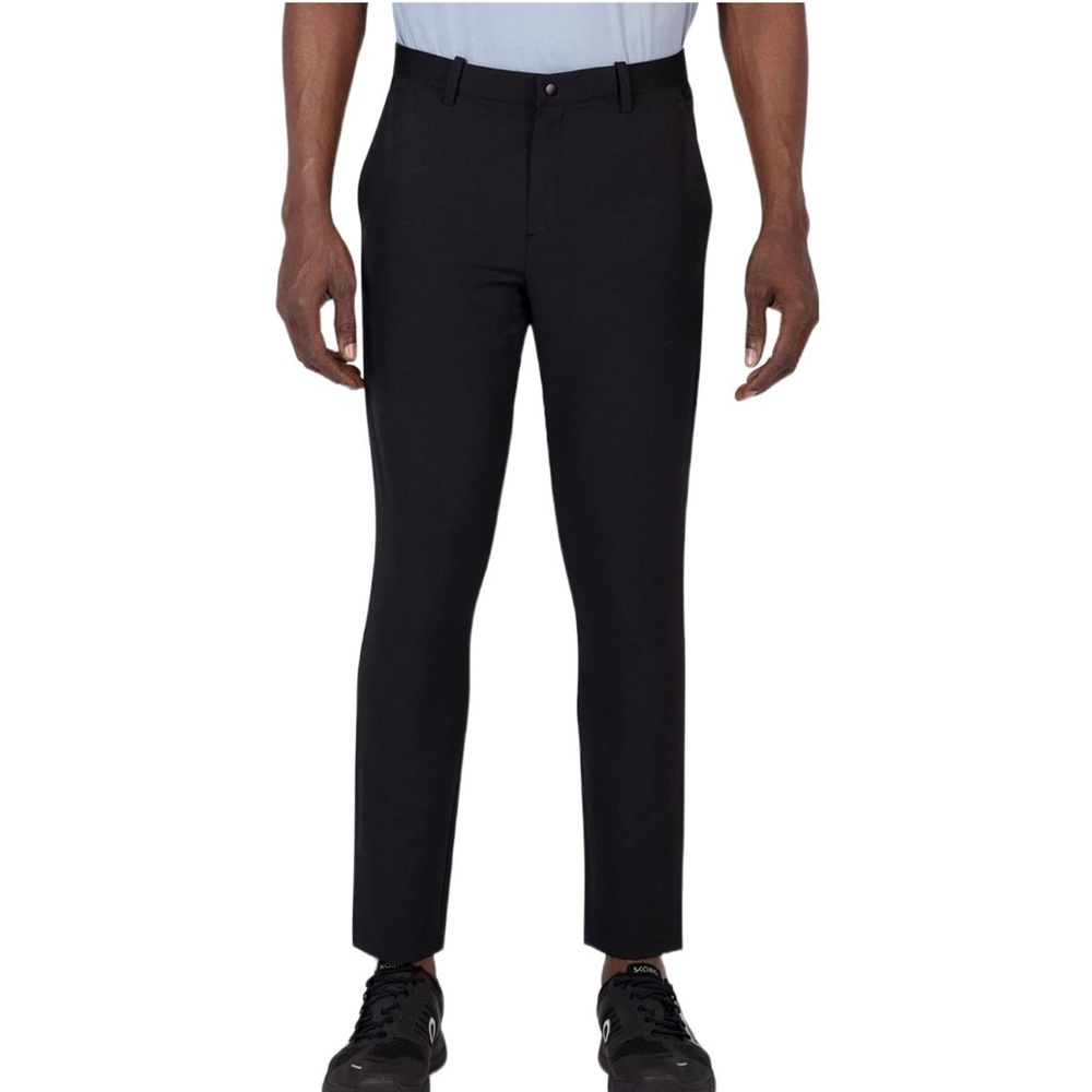 Men's Black Dress Pants, Standard Fit, Size M